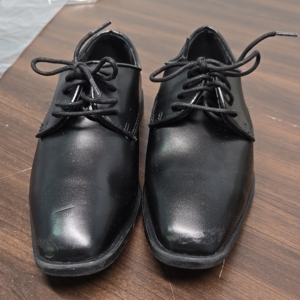 Joseph Abboud Size 1 Matte Black Dress Shoes